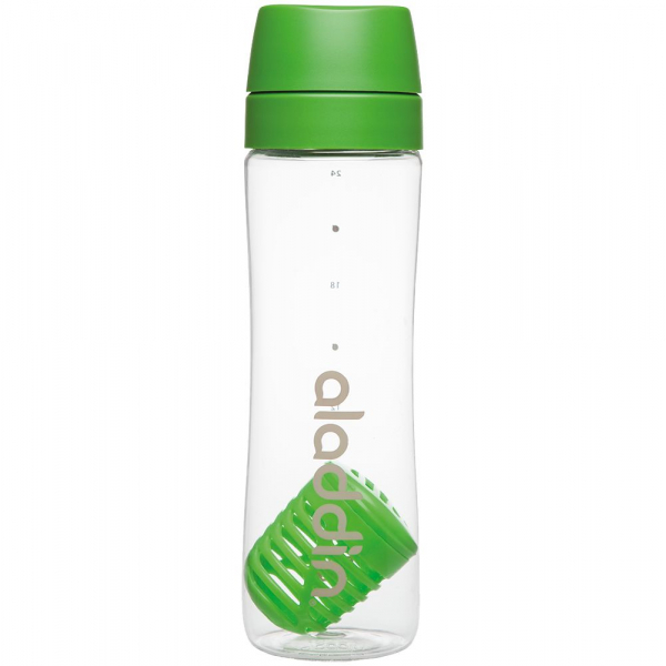 Бутылка для воды Aveo Infuse, зеленая - купить оптом