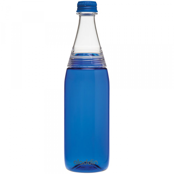 Бутылка для воды Fresco, голубая - купить оптом