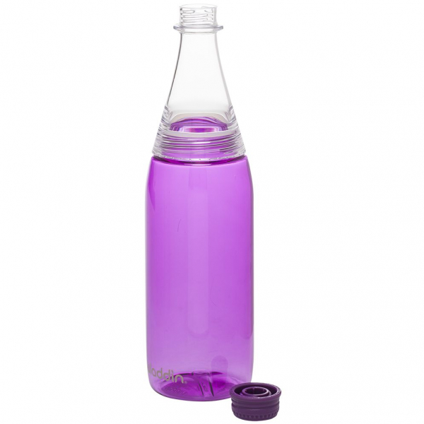 Бутылка для воды Fresco, фиолетовая - купить оптом