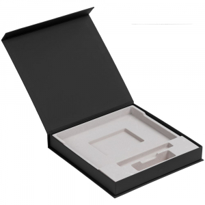 Коробка Memoria под ежедневник, аккумулятор и ручку, черная - купить оптом