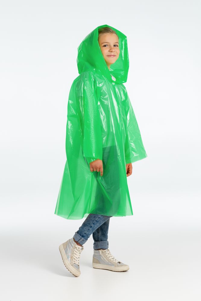 Дождевик-плащ детский BrightWay Kids, зеленый - купить оптом