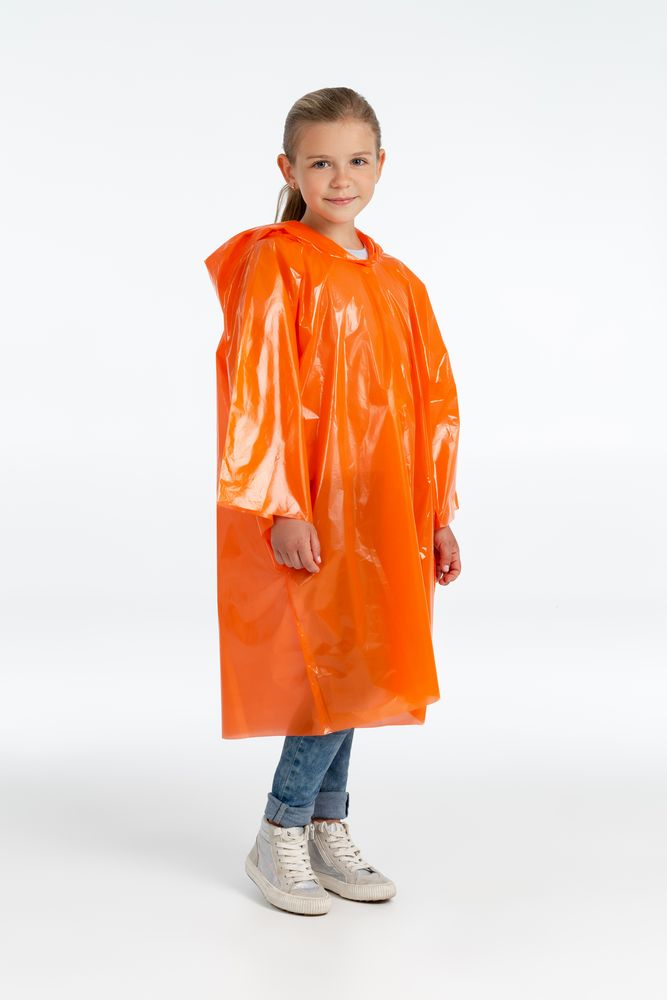 Дождевик-плащ детский BrightWay Kids, оранжевый - купить оптом
