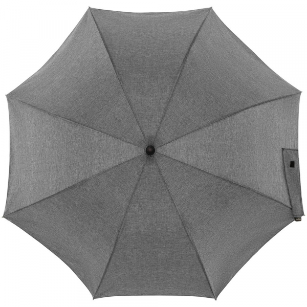 Зонт-трость rainVestment, светло-серый меланж - купить оптом