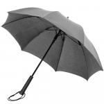 Зонт-трость rainVestment, светло-серый меланж, фото 1