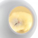 Беспроводная лампа-колонка Right Meow, белая, фото 2