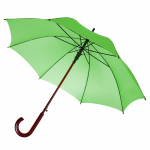 Зонт-трость с цветными спицами Color Style, зеленое яблоко, с серой ручкой - купить оптом