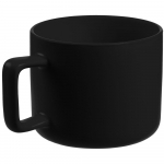 Чашка Jumbo, матовая, черная, фото 1