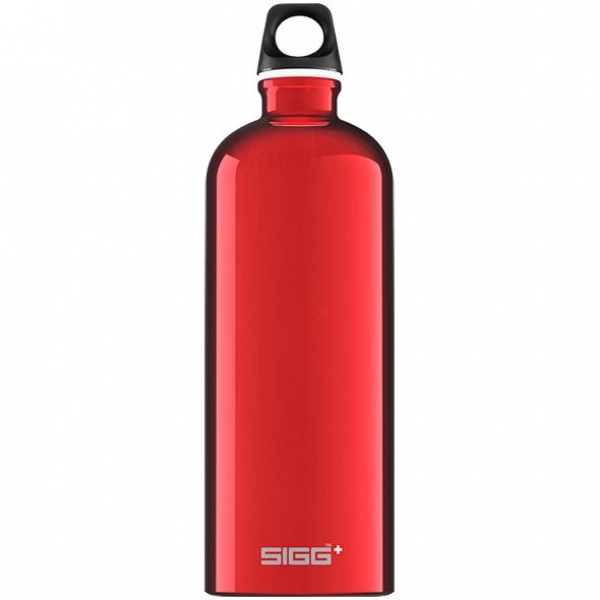 Бутылка для воды Traveller 1000, красная - купить оптом