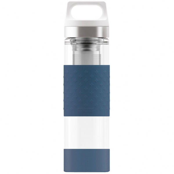 Бутылка для воды Glass WMB, синяя - купить оптом
