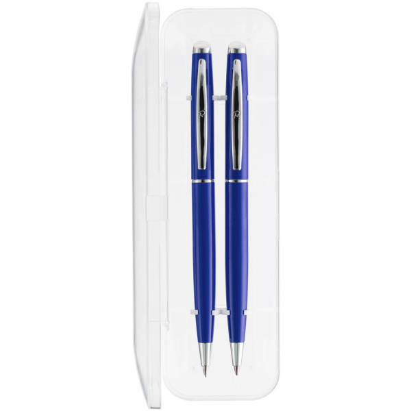 Набор Phrase: ручка и карандаш, синий - купить оптом