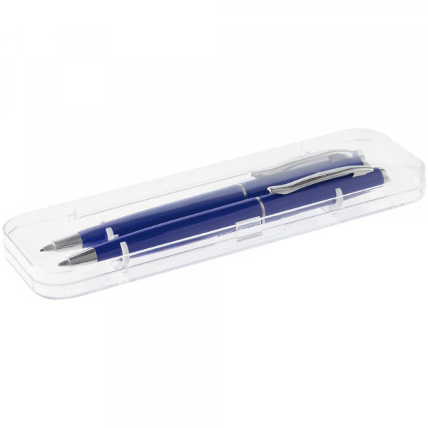 Набор Phrase: ручка и карандаш, синий - купить оптом