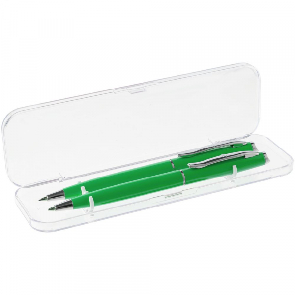 Набор Phrase: ручка и карандаш, зеленый - купить оптом