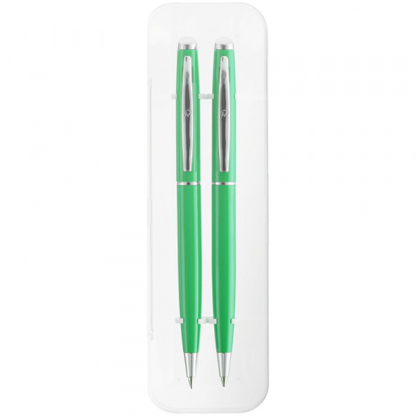 Набор Phrase: ручка и карандаш, зеленый - купить оптом