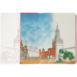 Блокнот «Города. Москва», красный, фото 3