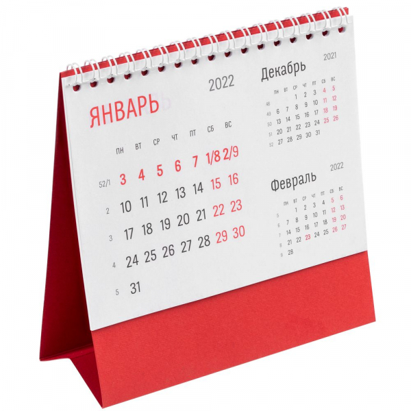 Календарь настольный Nettuno, красный - купить оптом
