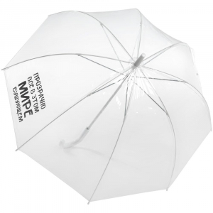 Прозрачный зонт-трость «Прозрачно все» - купить оптом