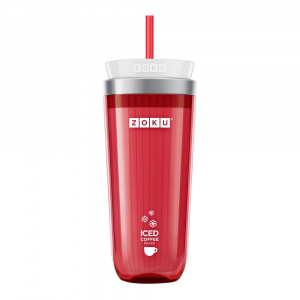 Стакан для охлаждения напитков Iced Coffee Maker, красный - купить оптом