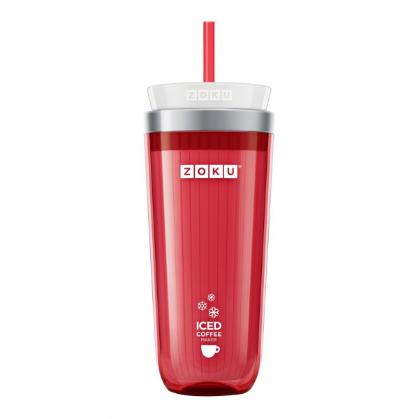 Стакан для охлаждения напитков Iced Coffee Maker, красный - купить оптом