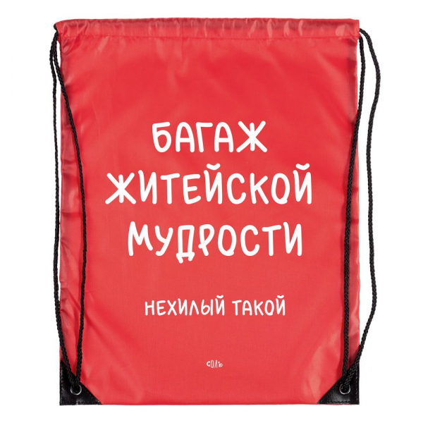Рюкзак «Багаж житейской мудрости», красный - купить оптом