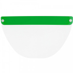 Прозрачный экран для лица Barrier, немедицинский, с зеленой лентой, фото 7