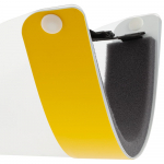 Прозрачный экран для лица Barrier, немедицинский, с желтой лентой, фото 5