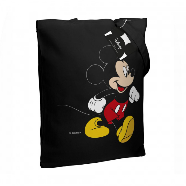 Холщовая сумка «Микки Маус. Easygoing», черная - купить оптом