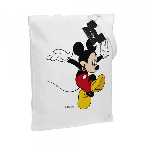 Холщовая сумка «Микки Маус. Fun», белая - купить оптом