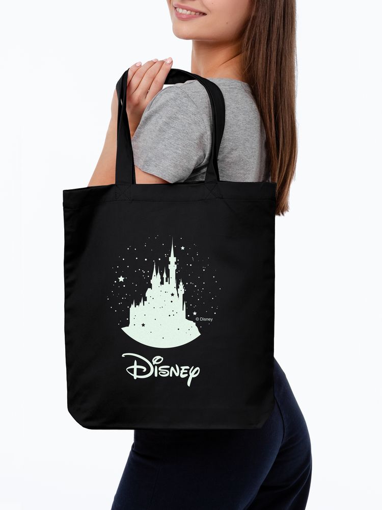 Холщовая сумка Magic Castle Disney, черная - купить оптом