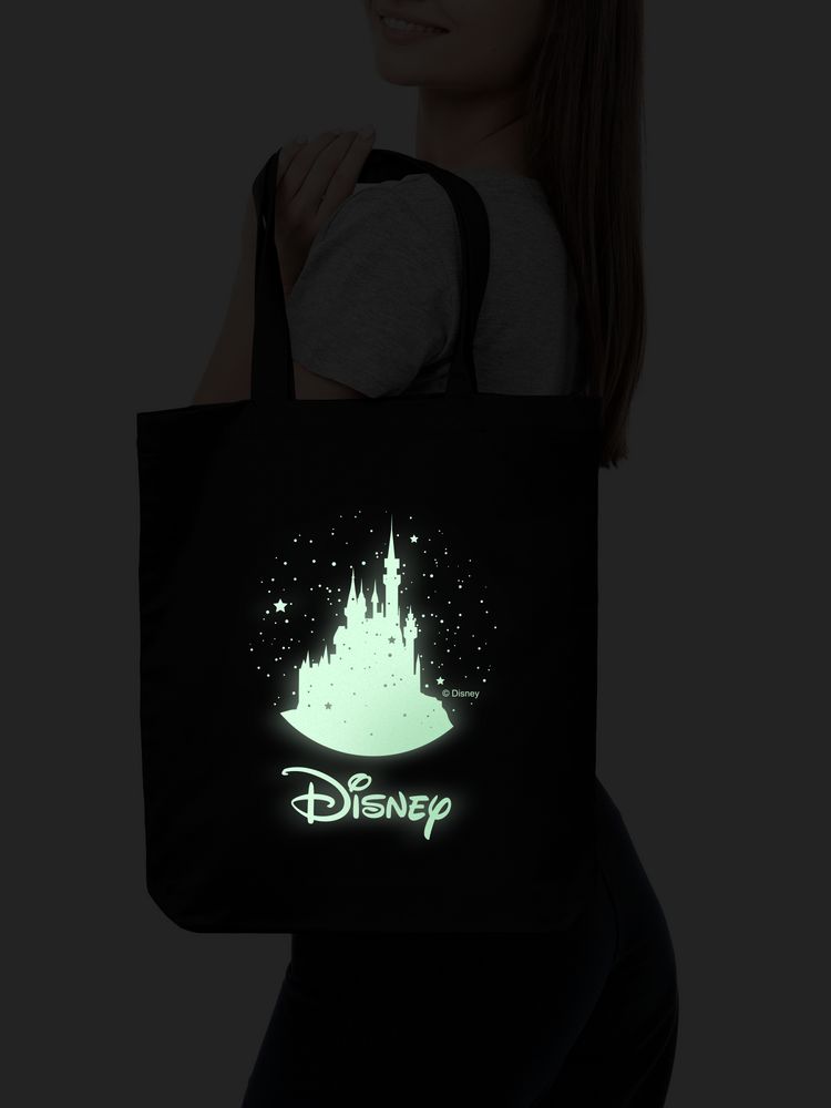 Холщовая сумка Magic Castle Disney, черная - купить оптом
