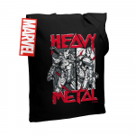 Холщовая сумка Heavy Metal, черная, фото 2