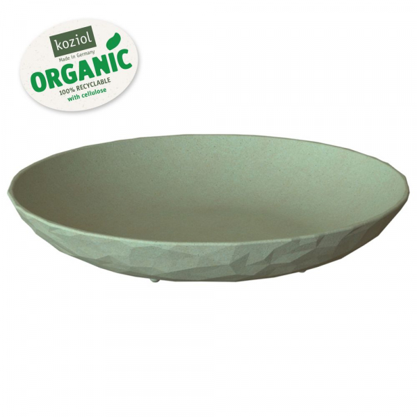 Тарелка суповая Club Organic, зеленая - купить оптом