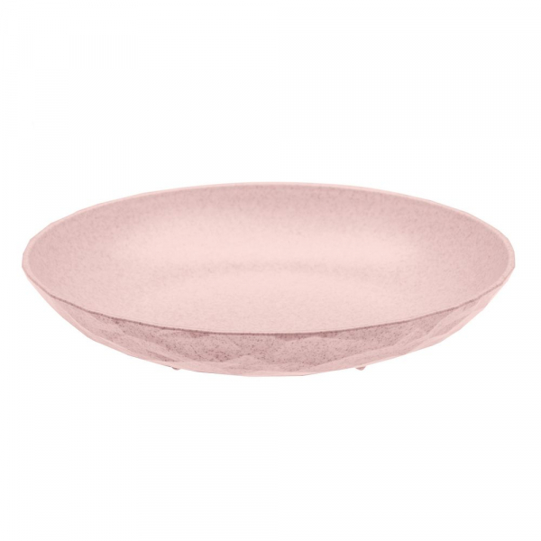 Тарелка суповая Club Organic, розовая - купить оптом