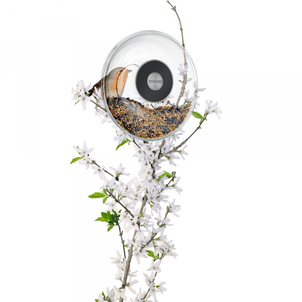 Кормушка для птиц Window Bird Feeder, прозрачная, малая - купить оптом