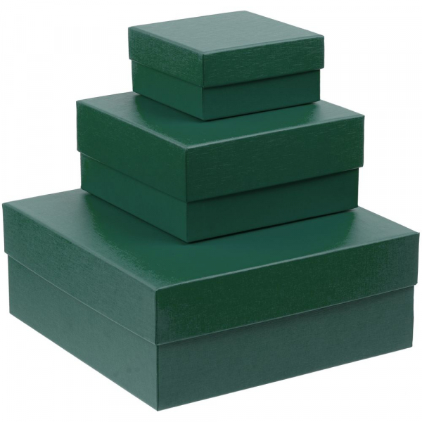Коробка Emmet, средняя, зеленая - купить оптом