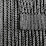 Плед Shirr, серый меланж, фото 2