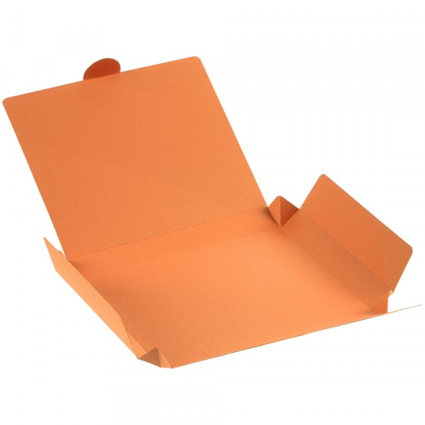 Коробка самосборная Flacky, оранжевая - купить оптом