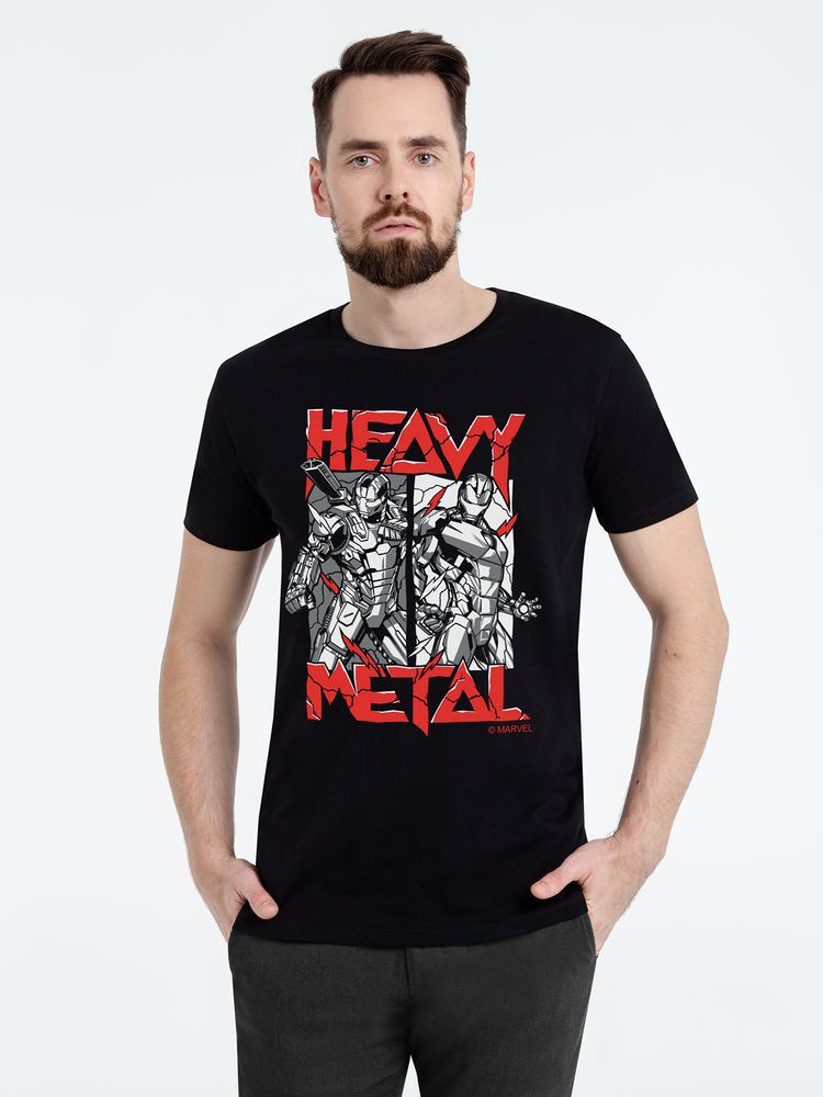 Футболка Heavy Metal, черная - купить оптом