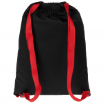 Рюкзак Nock, черный с красной стропой, фото 2