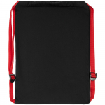 Рюкзак Nock, черный с красной стропой, фото 3
