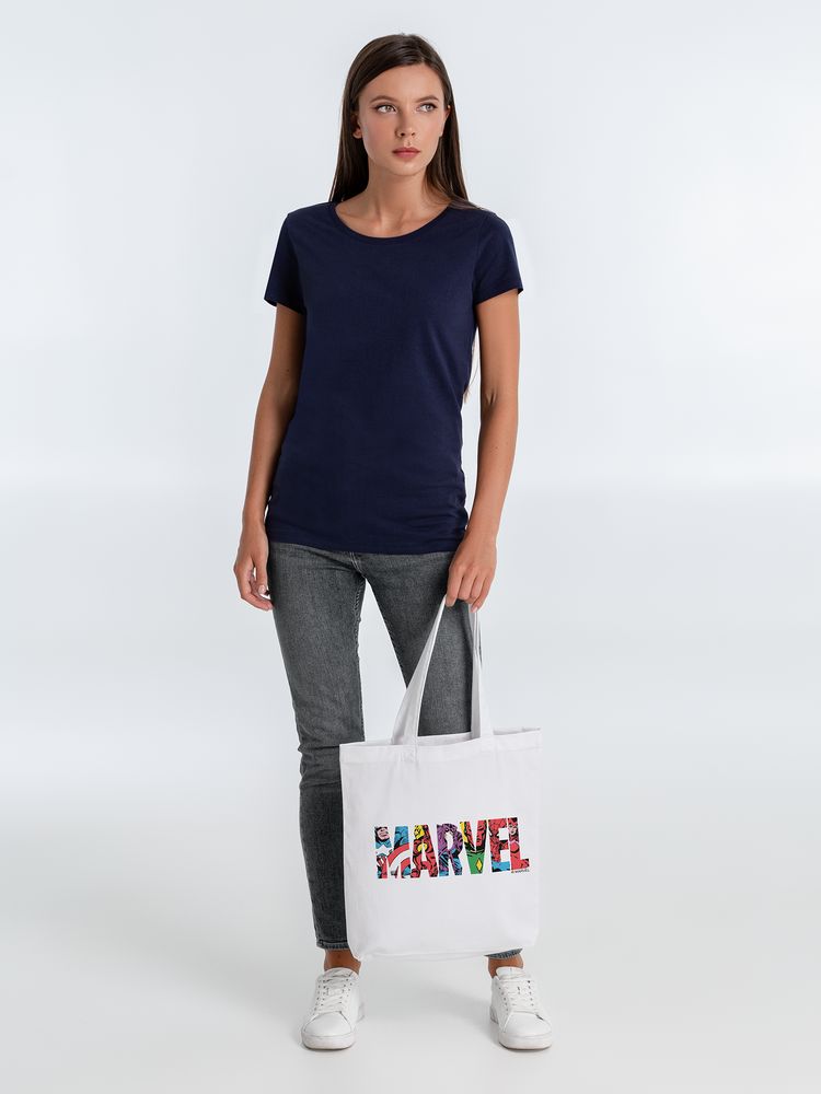 Холщовая сумка Marvel Avengers, белая - купить оптом