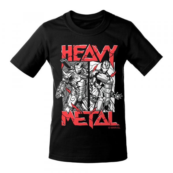 Футболка детская Heavy Metal, черная - купить оптом