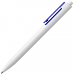 Ручка шариковая Rush Special, бело-синяя, фото 2