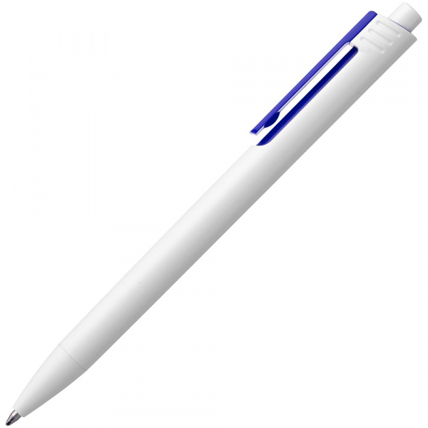Ручка шариковая Rush Special, бело-синяя - купить оптом