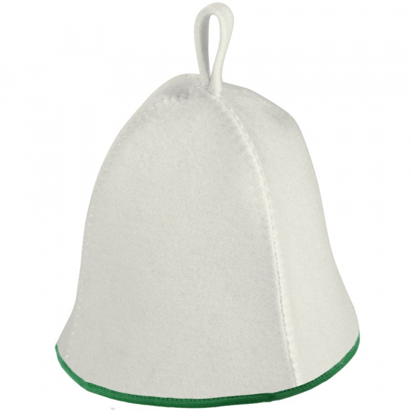 Банная шапка Heat Off Colour, с зеленой окантовкой - купить оптом