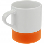 Кружка с силиконовой подставкой Protege, оранжевая, фото 1