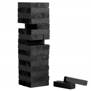Игра «Деревянная башня мини», черная - купить оптом