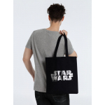 Холщовая сумка Star Wars Silver, черная, фото 2