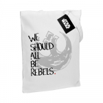 Холщовая сумка Rebels, белая, фото 2