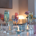 Набор бокалов для шампанского Polka Flute, пастельный, фото 5