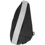 Сумка кросс-боди tagBag со светоотражающим элементом, черная, фото 2